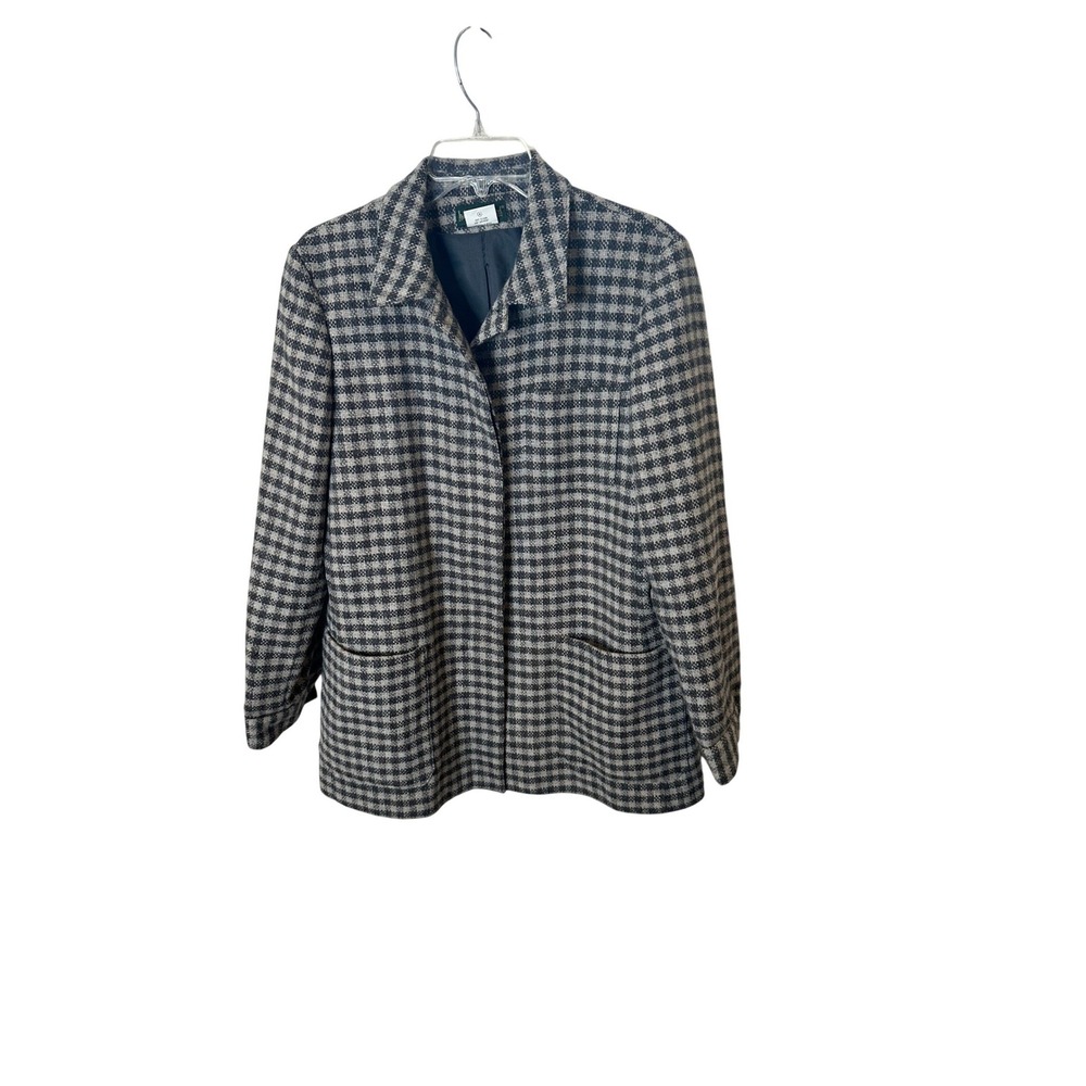 Vintage Herve Benard Blazer‎ Women's Size 10 houndstooth